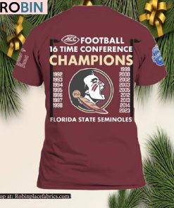 Seminoles 2023 ACC Football Conference Champions Shirt Seminoles 2023 ACC Football Conference Champions Shirt