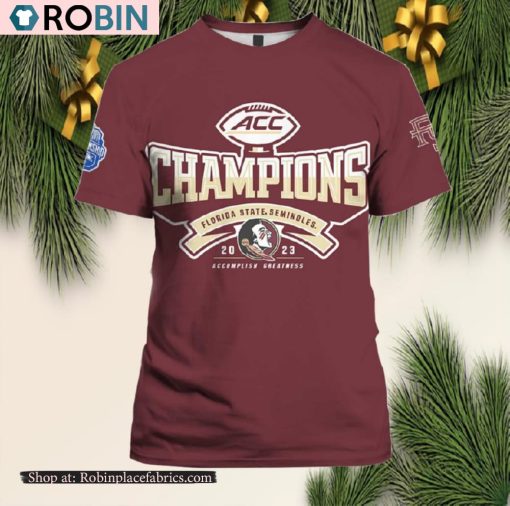 Seminoles 2023 ACC Football Conference Champions Shirt