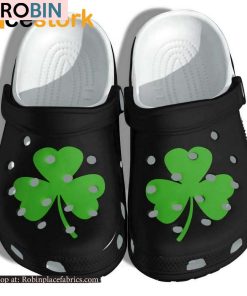 Shamrock Clover Lucky Flower Irish Patricks Day Crocs
