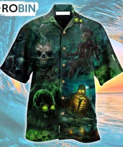 Skull No Flesh No Brain But Still In Pain Dark Style Hawaiian Shirt, Gìt for Summer Shirt Skull No Flesh No Brain But Still In Pain Dark Style Hawaiian Shirt, Gìt for Summer Shirt