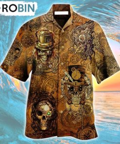 Skull Vintage Cool Hawaiian Shirt, Gìt for Summer Shirt
