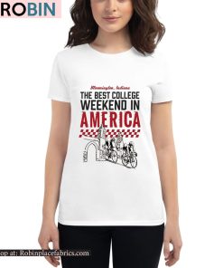 The Best College Weekend In America Bloomington Racing Club Shirt
