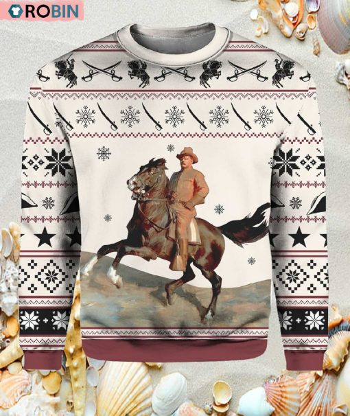 Theodore Roosevelt Cowboy Ugly Sweater
