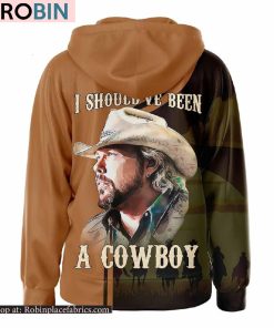 Toby Keith I Should’ve Been A Cowboy 3D Unisex Hoodie