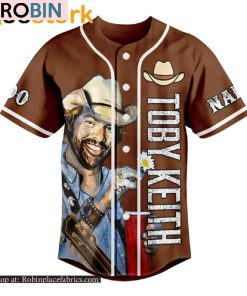 Toby Keith I Should’ve Been A Cowboy Custom Baseball Jersey Toby Keith I Should’ve Been A Cowboy Custom Baseball Jersey