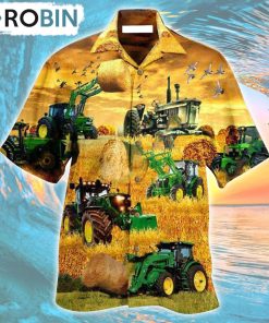 Tractor Better On The Farm Hawaiian Shirt, Gìt for Summer Shirt