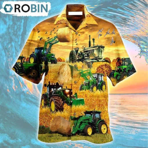 Tractor Better On The Farm Hawaiian Shirt, Gìt for Summer Shirt