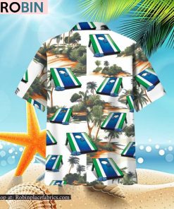 Tropical Cornhole Hawaiian Shirt Tropical Cornhole Hawaiian Shirt