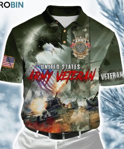 U.S Army Veteran Eagle Polo Shirt