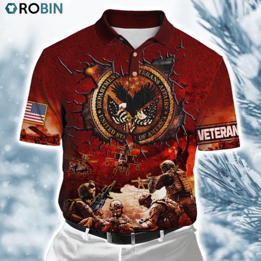 U.S Veterans Hawaiia Polo Shirt