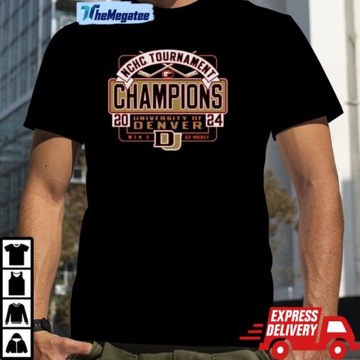 University Of Denver Men’s Hockey 2024 Summit League Tournament Champions Shirt