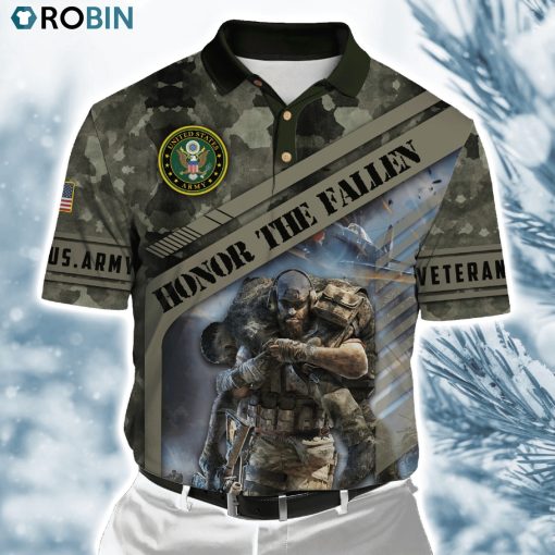 Us Army Honor The Fallen Polo Shirt