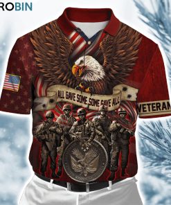 Us Veteran All Gave Some Some Gave All V2 Polo Shirt