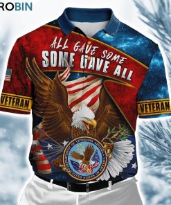 Us Veteran All Gave Some Some Gave All Ver1 Polo Shirt