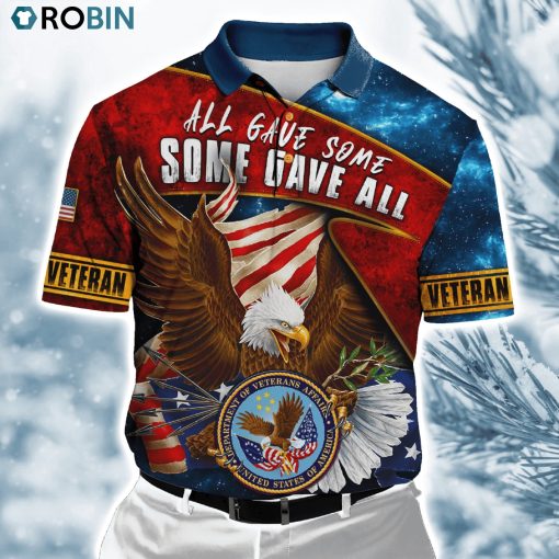 Us Veteran All Gave Some Some Gave All Ver1 Polo Shirt