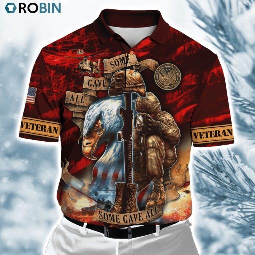 Us Veteran All Gave Some Some Gave All Ver2 Polo Shirt