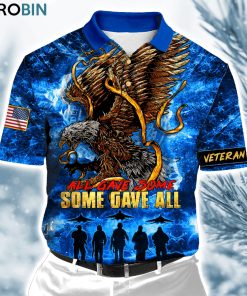 Us Veteran All Gave Some Some Gave All  Ver3 Polo Shirt