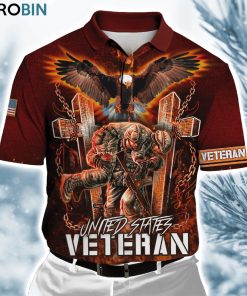 Us Veteran Honor The Fallen ver2 Polo Shirt