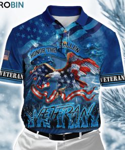 Us Veteran Honor The Fallen ver4 Polo Shirt