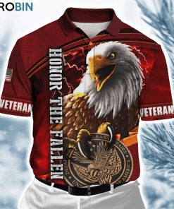 Us Veteran Honor The Fallen ver6 Polo Shirt