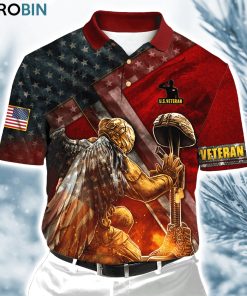 Us Veteran Honor The Fallen  Ver7 Polo Shirt