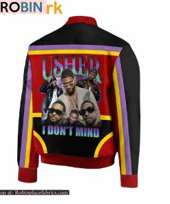 Usher I Dont Mind Baseball Jacket Usher I Dont Mind Baseball Jacket