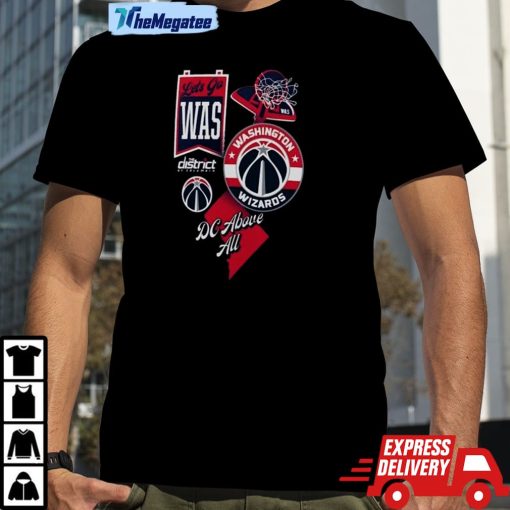 Washington Wizards Split Zone Dc Above All Shirt