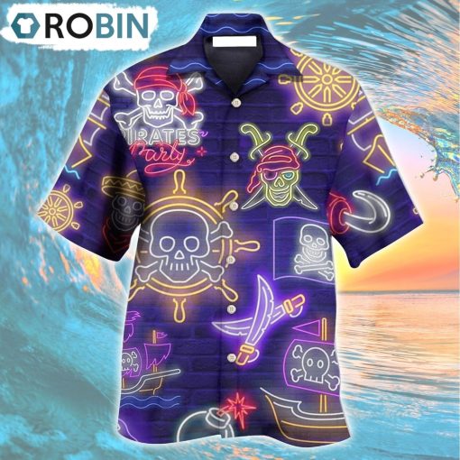 Work Like A Captain Party Like A Pirate Hawaiian Shirt, Gìt for Summer Shirt