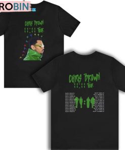 11 11 Tour Dates Shirt, Chris Brown 2024 Unisex T Shirt Crewneck Sweatshirt