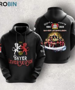 120th Anniversary 1904 2024 Bayer Laverkusen Hoodie