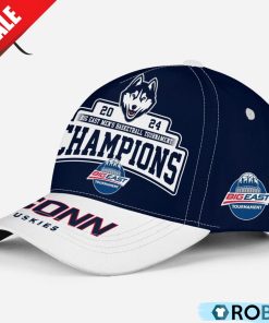 2024 Big East Men’s Basketball Tournament Champions Uconn Huskies Classic Cap – Navy