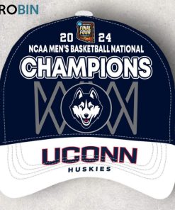 2024 Final Four Champions Uconn Huskies Classic Cap   Navy
