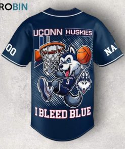2024 NCAA Men’s Basketball Champions Uconn Huskies Bleed Blue Custom Baseball Jersey Shirt Style   Navy 2024 NCAA Men’s Basketball Champions Uconn Huskies Bleed Blue Custom Baseball Jersey Shirt Style   Navy