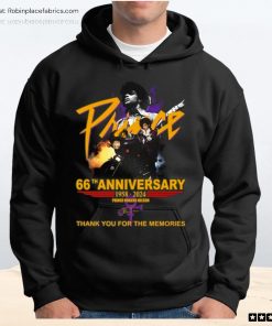 66th Anniversary 1958 2024 Prince Rogers Nelson Thank You For The Memories Unisex Shirt