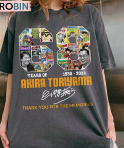 68 Years Akira Toriyama Shirt, Thank You For The Memories Unisex Shirt, Hoodie, Sweatshirt