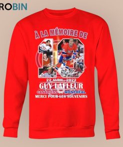 A La Memoire De 22 Avril, 2022 Guy Lafleur Canadiens De Montreal Merci Pour Les Souvenirs Unisex Shirt