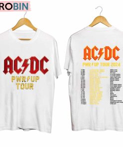 Acdc Pwr Up World Tour 2024 Shirt, Rock Band Acdc Crewneck Sweatshirt Tee Tops Acdc Pwr Up World Tour 2024 Shirt, Rock Band Acdc Crewneck Sweatshirt Tee Tops