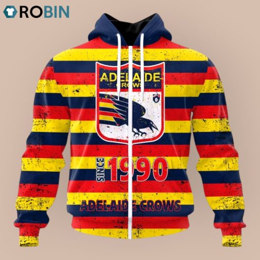 AFL Adelaide Crows Special Retro Heritage Design Hoodie