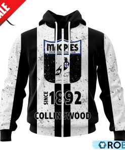 AFL Collingwood Football Club Special Retro Heritage Design Hoodie AFL Collingwood Football Club Special Retro Heritage Design Hoodie