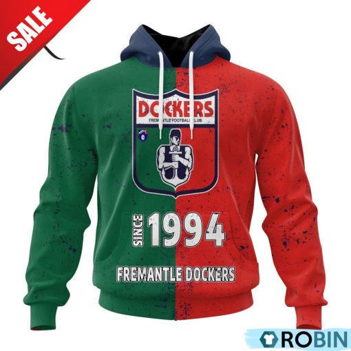 AFL Fremantle Dockers Special Retro Heritage Design Hoodie