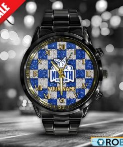 AFL North Melbourne Football Club Special Stainless Steel Watch AFL North Melbourne Football Club Special Stainless Steel Watch