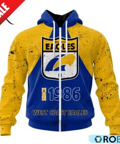 AFL West Coast Eagles Special Retro Heritage Design Hoodie AFL West Coast Eagles Special Retro Heritage Design Hoodie