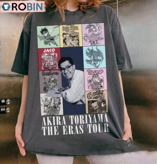 Akira Toriyama The Eras Tour Comfort Shirt, Akira Toriyama 1955 To 2024 Unisex Shirt