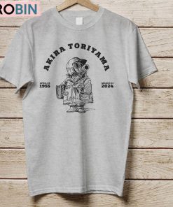 Akira Toriyama Trendy Shirt, Anime Vintage Short Sleeve Crewneck Sweatshirt