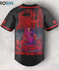 American Death Scream Bloody Gore Custom Baseball Jersey Shirt Style American Death Scream Bloody Gore Custom Baseball Jersey Shirt Style