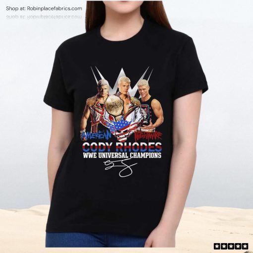 American Nightmare Cody Rhodes Wwe Universal Champions Unisex Shirt
