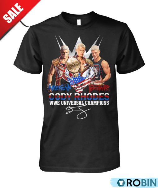 American Nightmare Cody Rhodes WWE Universal Champions Unisex Shirt, Hoodie