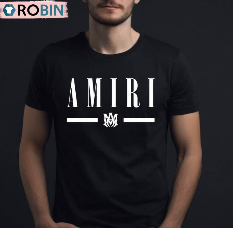 Amiri Brand Shirt, Vintage Design Short Sleeve Long Sleeve