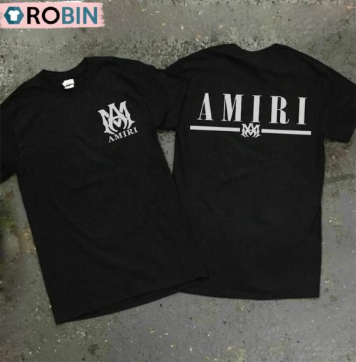 Amiri Double Sides Gildan Short Sleeve Long Sleeve
