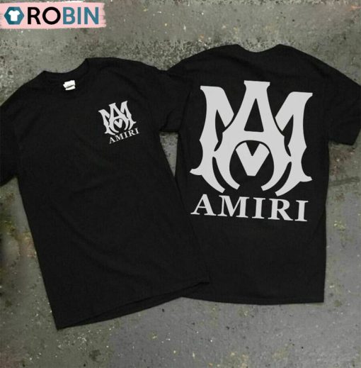 Amiri Double Sides New Gildan Short Sleeve Long Sleeve